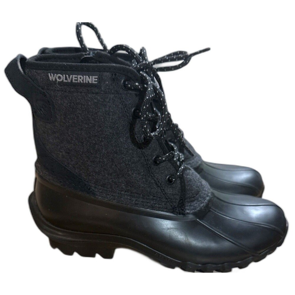 Wolverine Boots Women’s 8M Torrent Wool Duck Gray Waterproof Winter Lace-Up